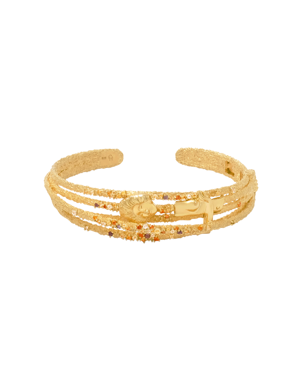 18K Pavé Arched Cuff