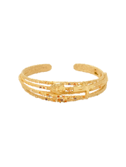 18K Pavé Arched Cuff