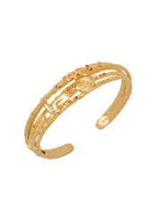 18K Pavé Arched Cuff