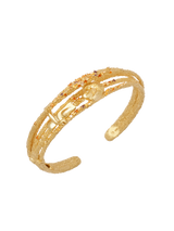 18K Pavé Arched Cuff