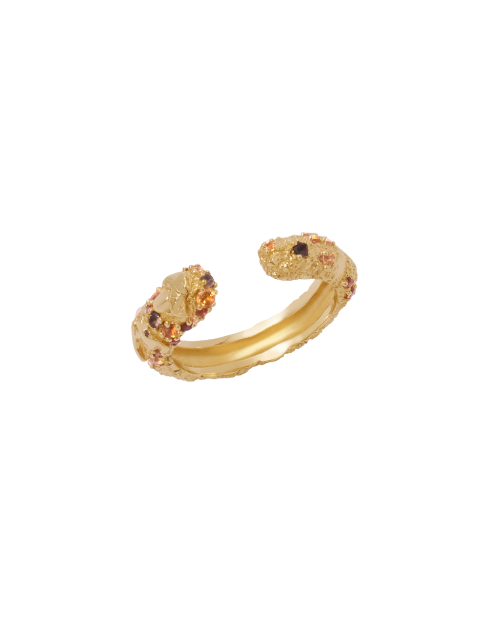 18K Pavé Open Ring
