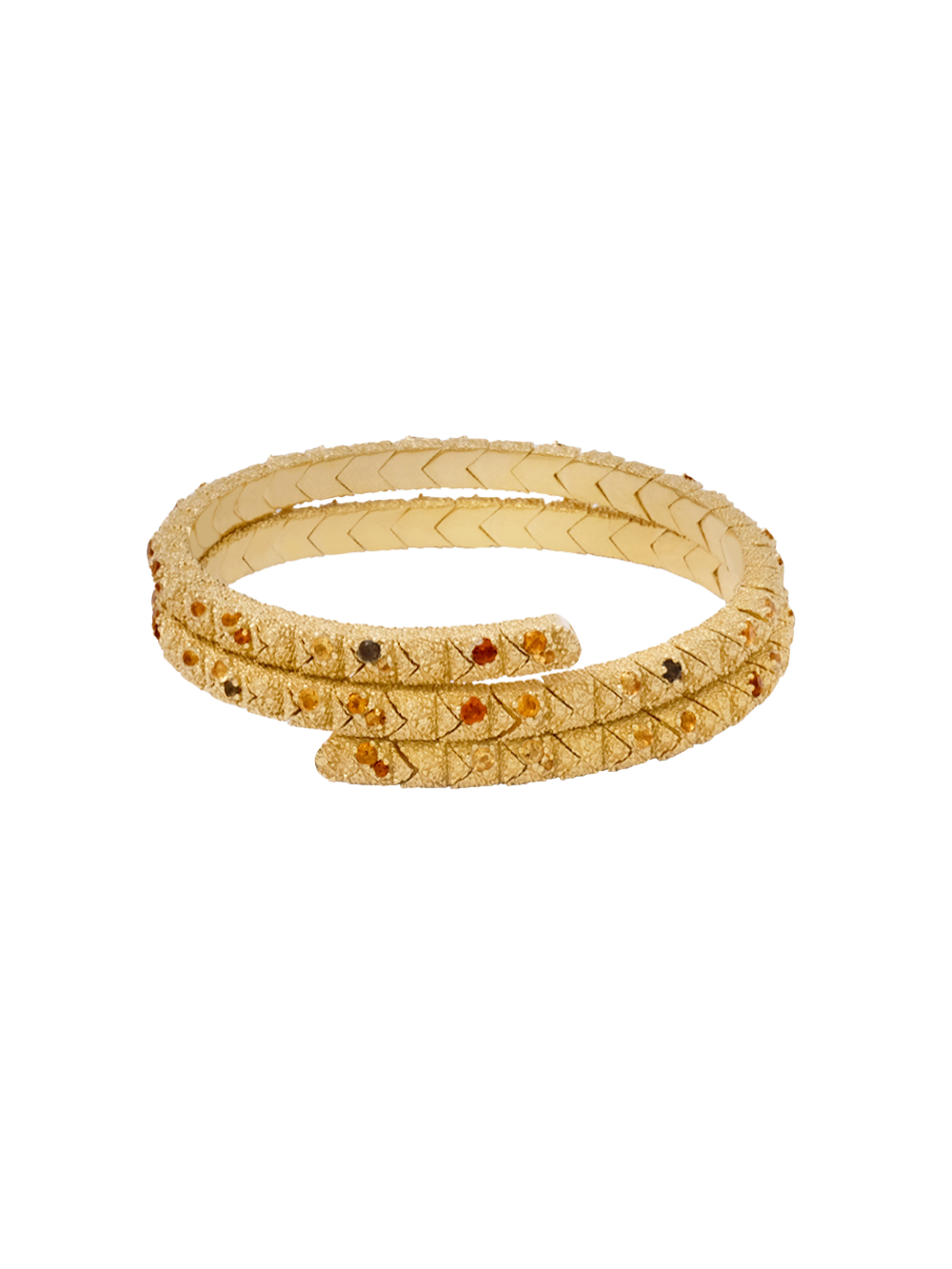 18K Pavé Coil
