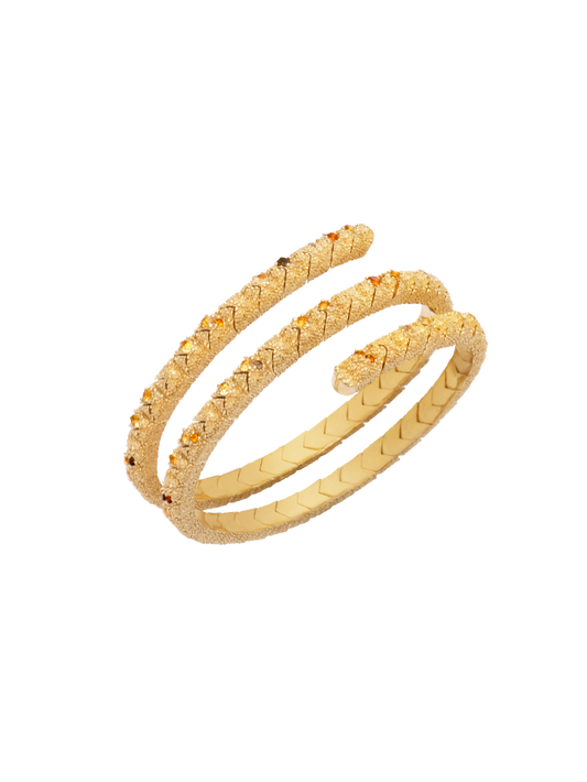 18K Pavé Coil