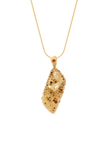 18K Pavé Pendant Large