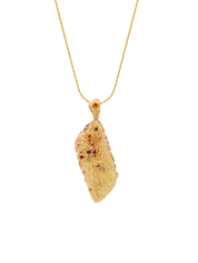 18K Pavé Pendant Large