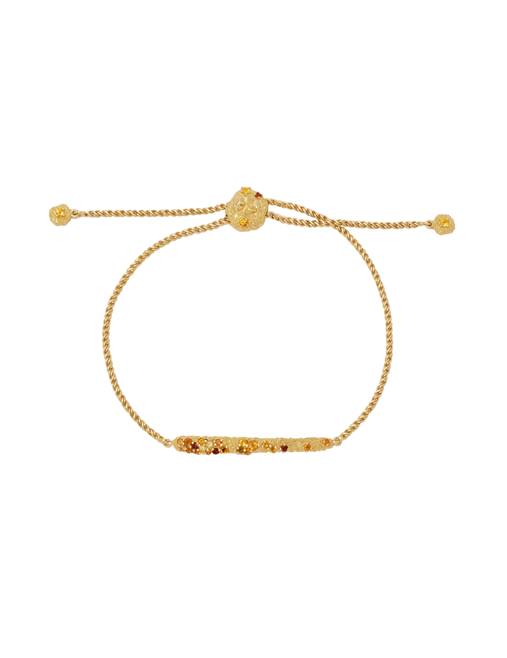 18K Pavé Station Bracelet