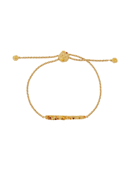 18K Pavé Station Bracelet
