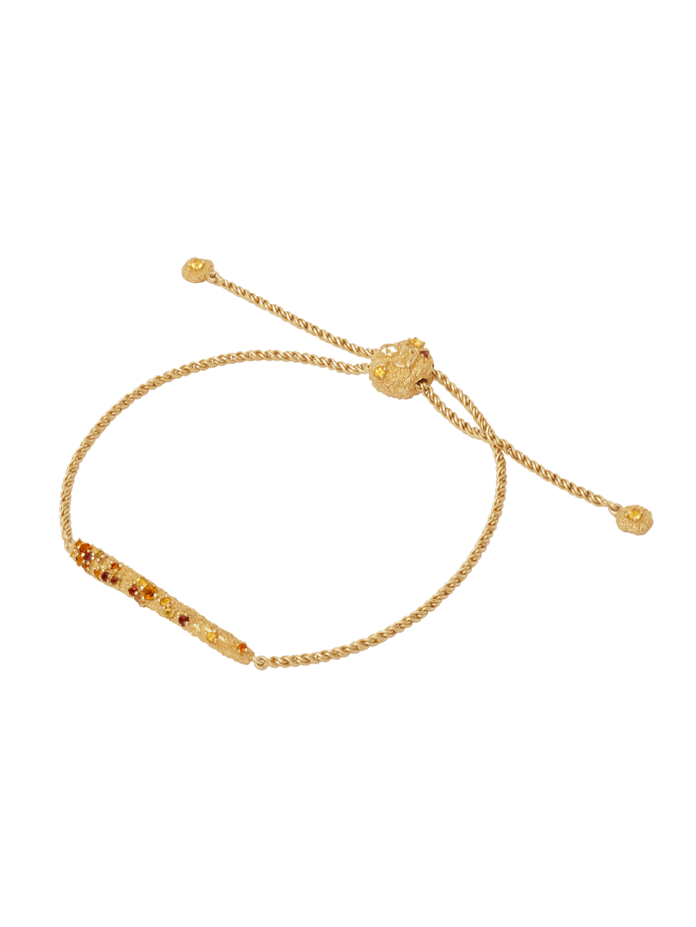 18K Pavé Station Bracelet