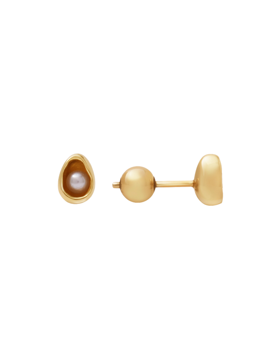18K Pearl Stud