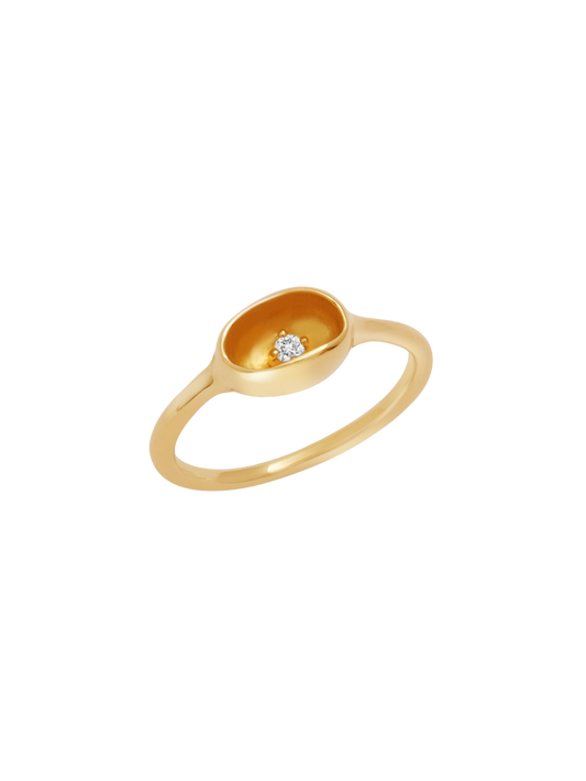 18K Solo Diamond Ring
