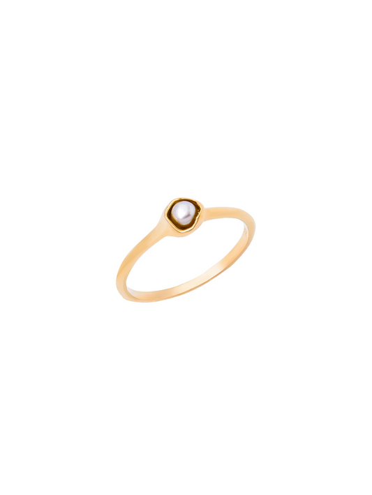 Pearl Solo Ring