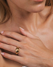 18K Diamond Dome Ring