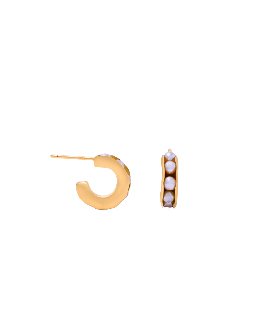 Pearl Hoops Small