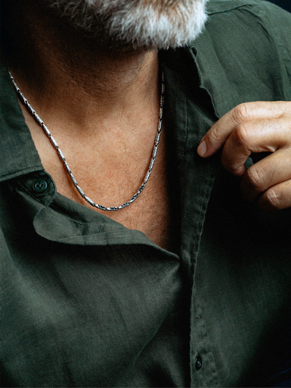 Chasm Link 3mm Necklace 22''