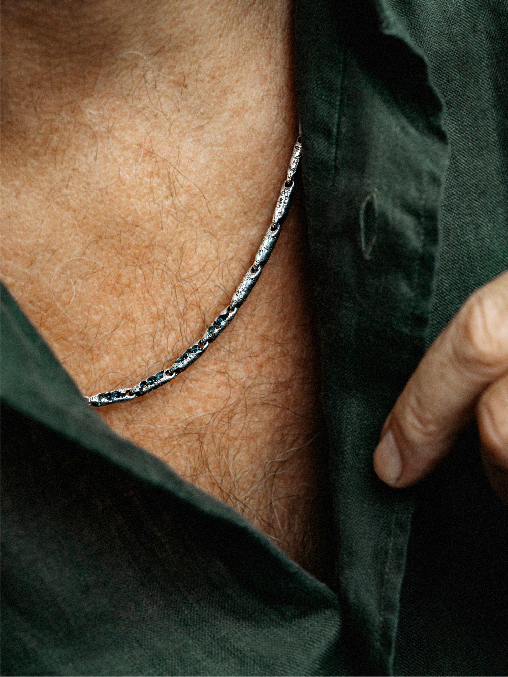 Chasm Link 3mm Necklace 22''