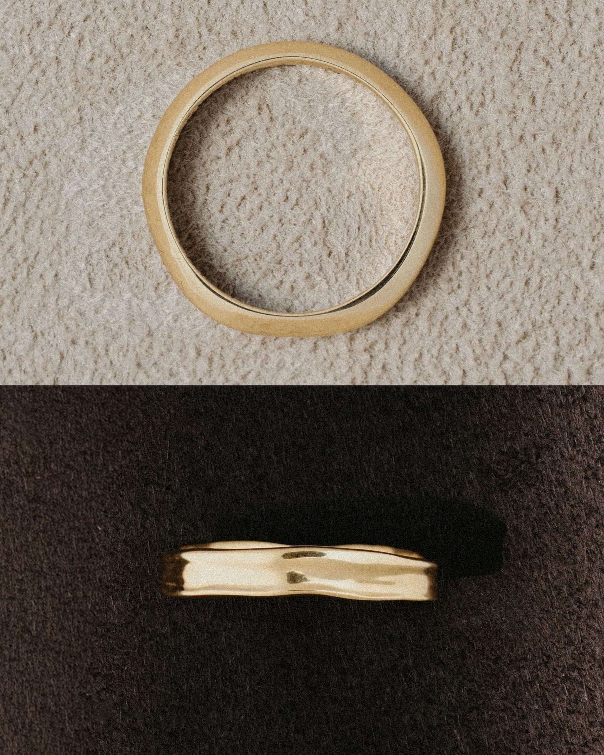 18K Riverbed Band Ring