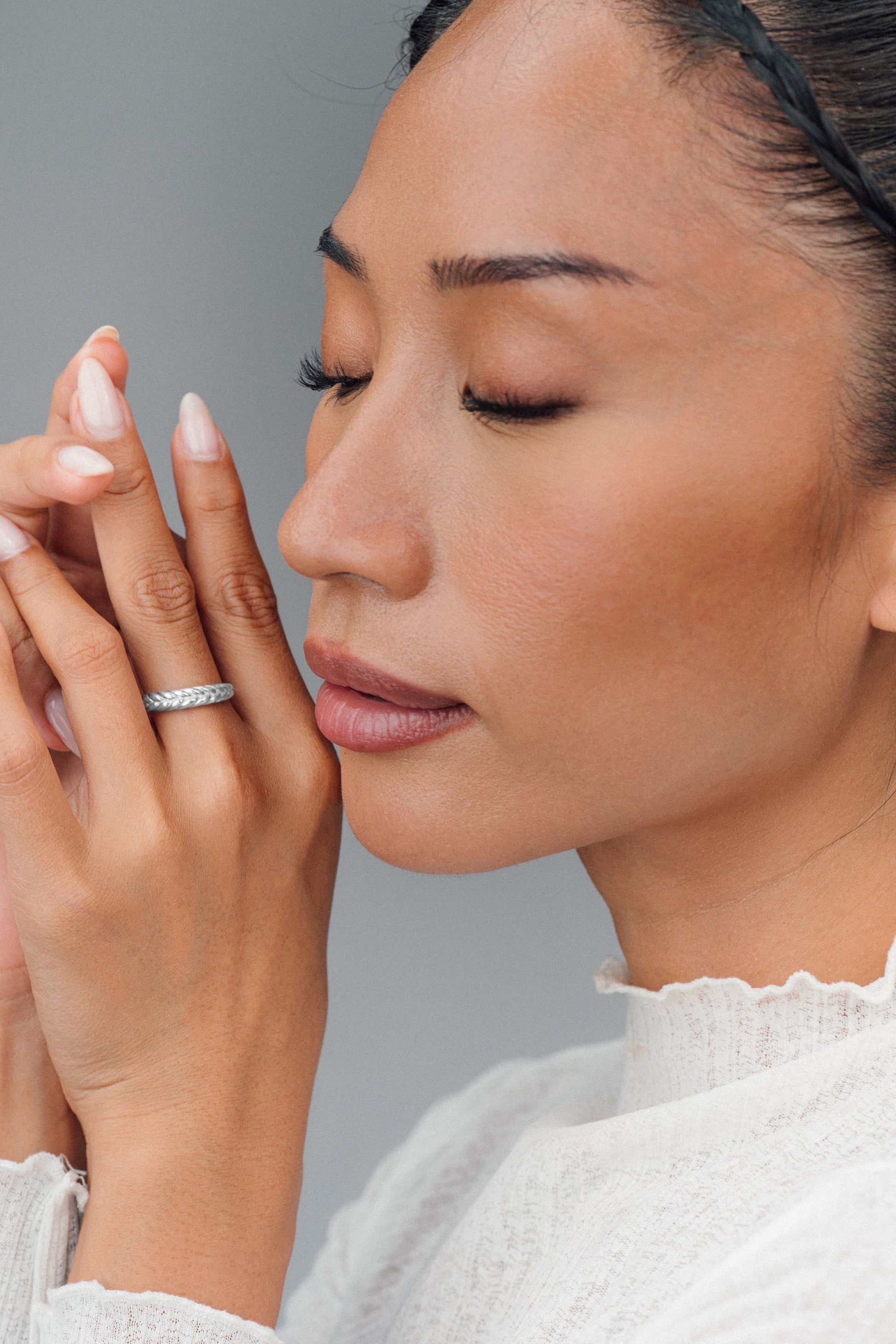 Braid Slim Dome Ring