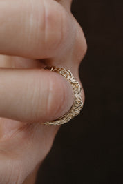 18K Three Mountain Ring