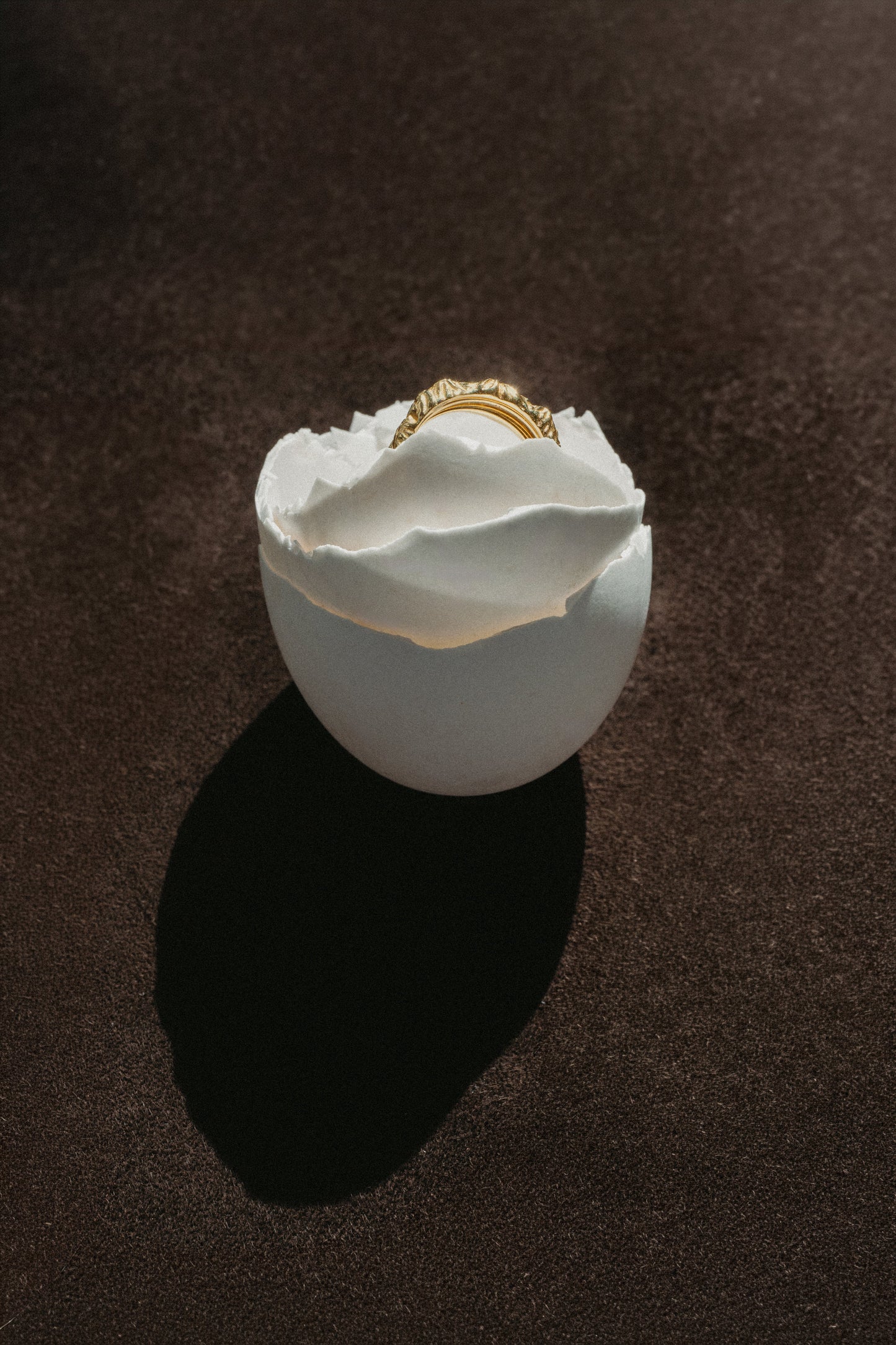 18K Three Mountain Ring