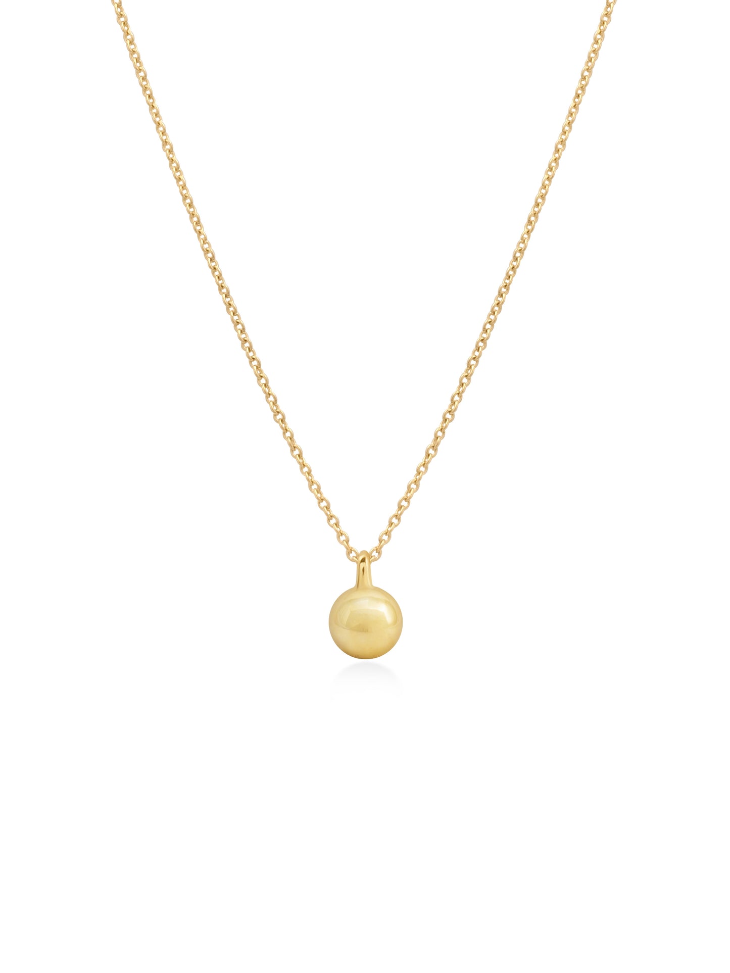 18K Diamond Dome Tag Necklace