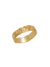 18K Lilypad Pond Band