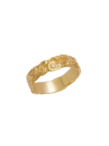 18K Lilypad Pond Band