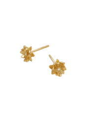 18K Lotus Studs