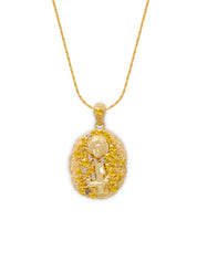 18K Pavé Locket