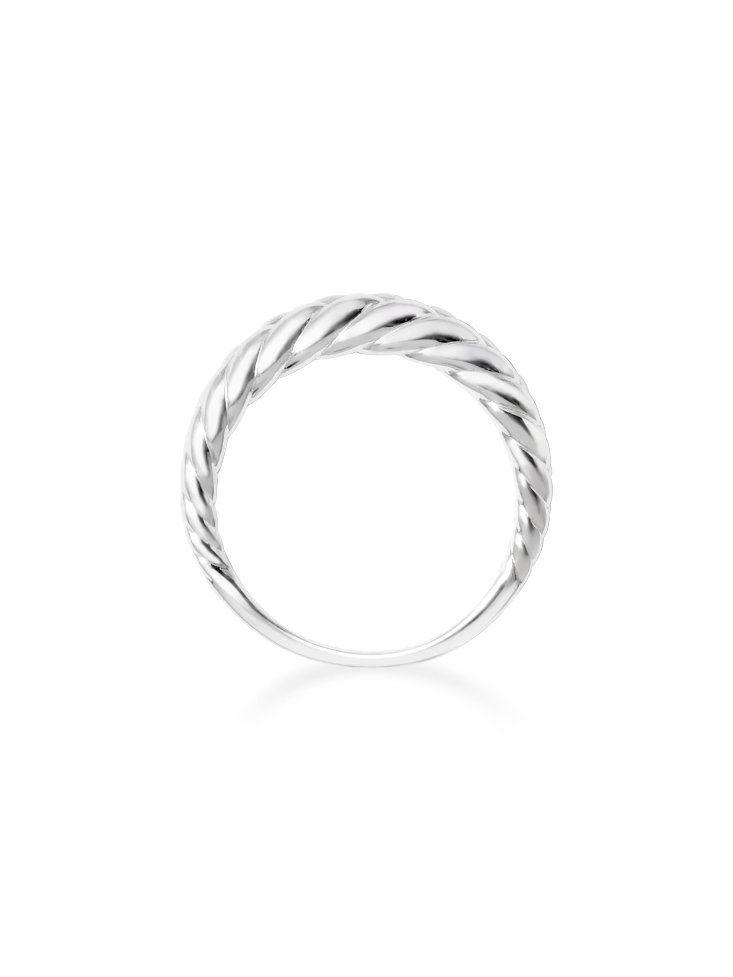 Braid Slim Dome Ring