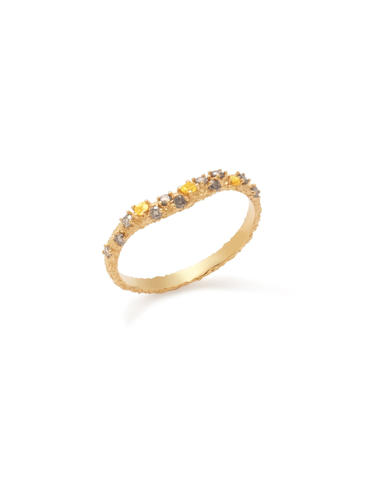 18K Pavé Contour Ring