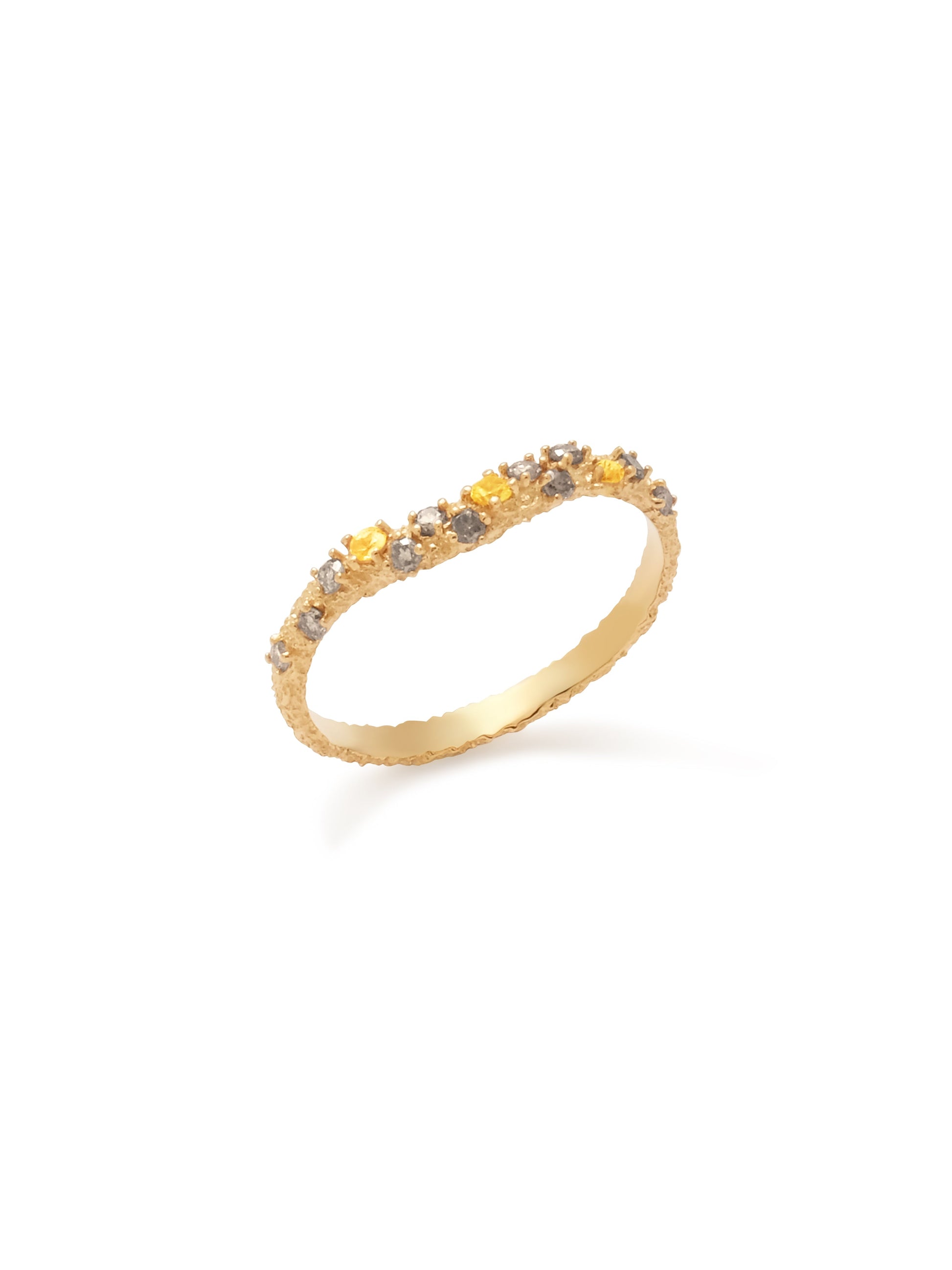 18K Pavé Contour Ring