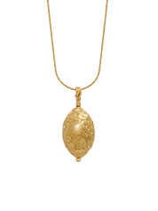 18K Lilypad Spinning Pendant