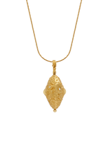 18K Lilypad Spinning Pendant