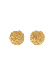 18K Lilypad Large Studs