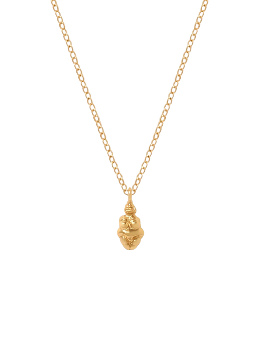 18K Willendorf Tag Necklace